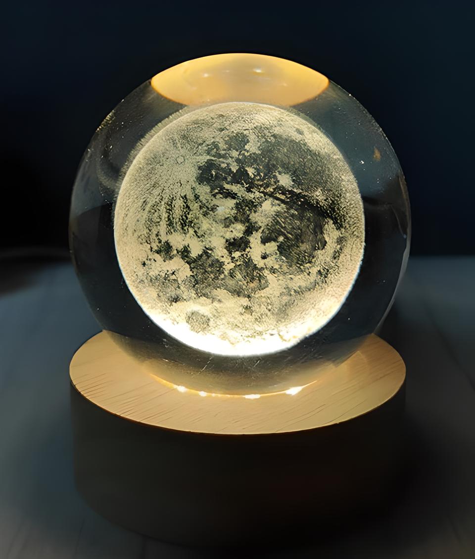 Lámpara Luna 3D Flotante con Interruptor – Decoración Mágica para Escritorio o Dormitorio | MisterTodo Perú - MisterTodo