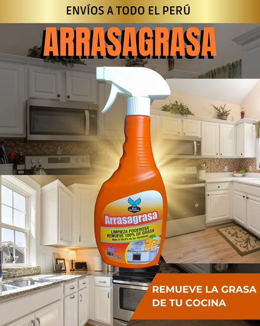 Arrasa Grasas ML – Desengrasante Potente para Cocina y Superficies Difíciles | MisterTodo Perú - MisterTodo