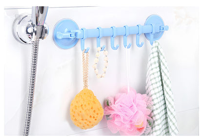 Colgador con Ventosa de 6 Ganchos – Organizador Multiusos para Cocina, Baño y Hogar | MisterTodo Perú - MisterTodo