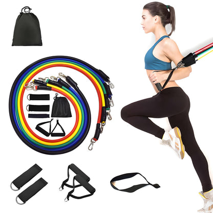 Kit de Bandas de Resistencia 5 Niveles – Entrena Todo tu Cuerpo en Casa o Donde Quieras | MisterTodo Perú - MisterTodo