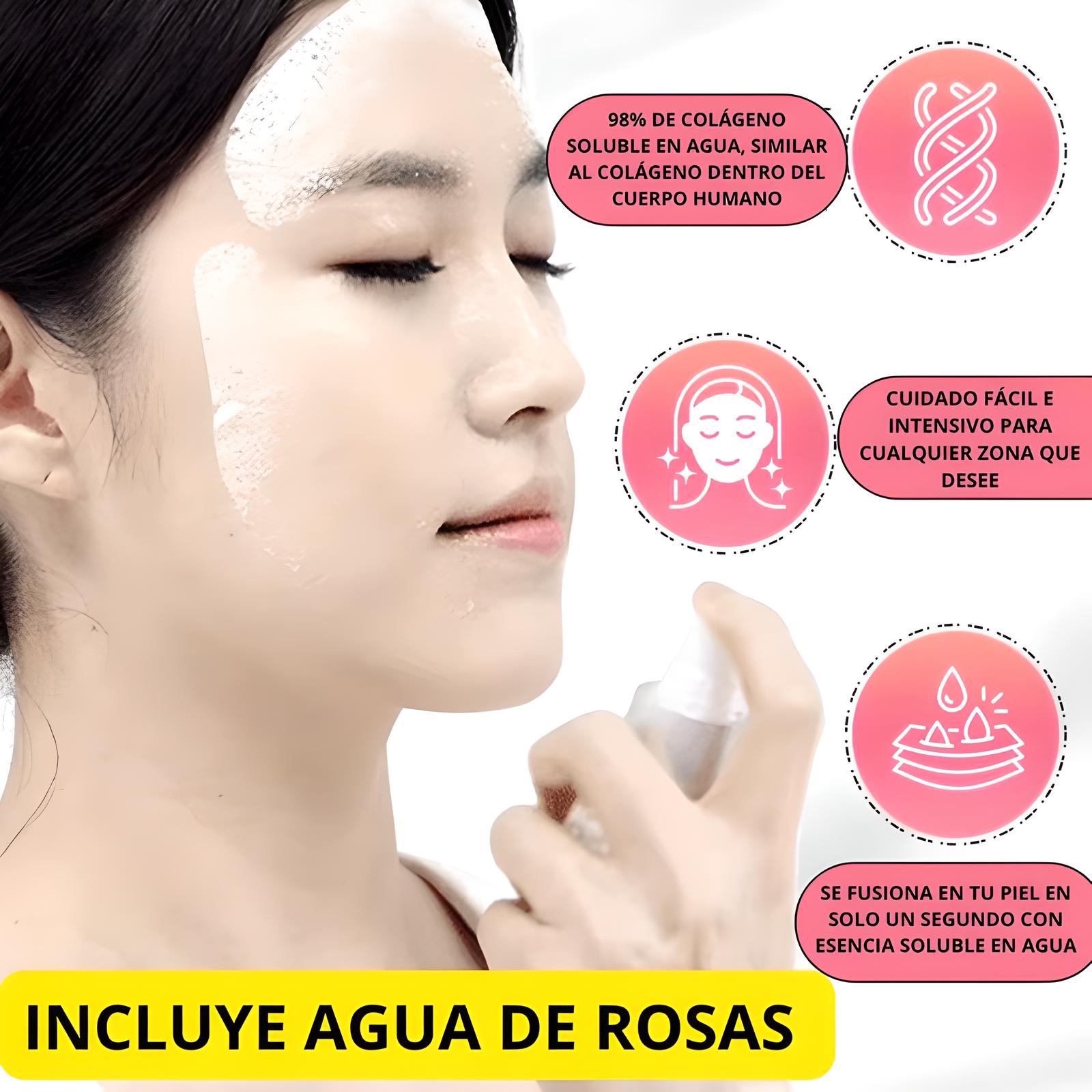 Collagen Film con Agua de Rosas – Hidratación, Rejuvenecimiento y Cuidado Facial | MisterTodo Perú - MisterTodo