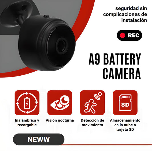 Cámara de Seguridad Inalámbrica con Batería Recargable – Monitorea tu Hogar Sin Límites | MisterTodo Perú - MisterTodo