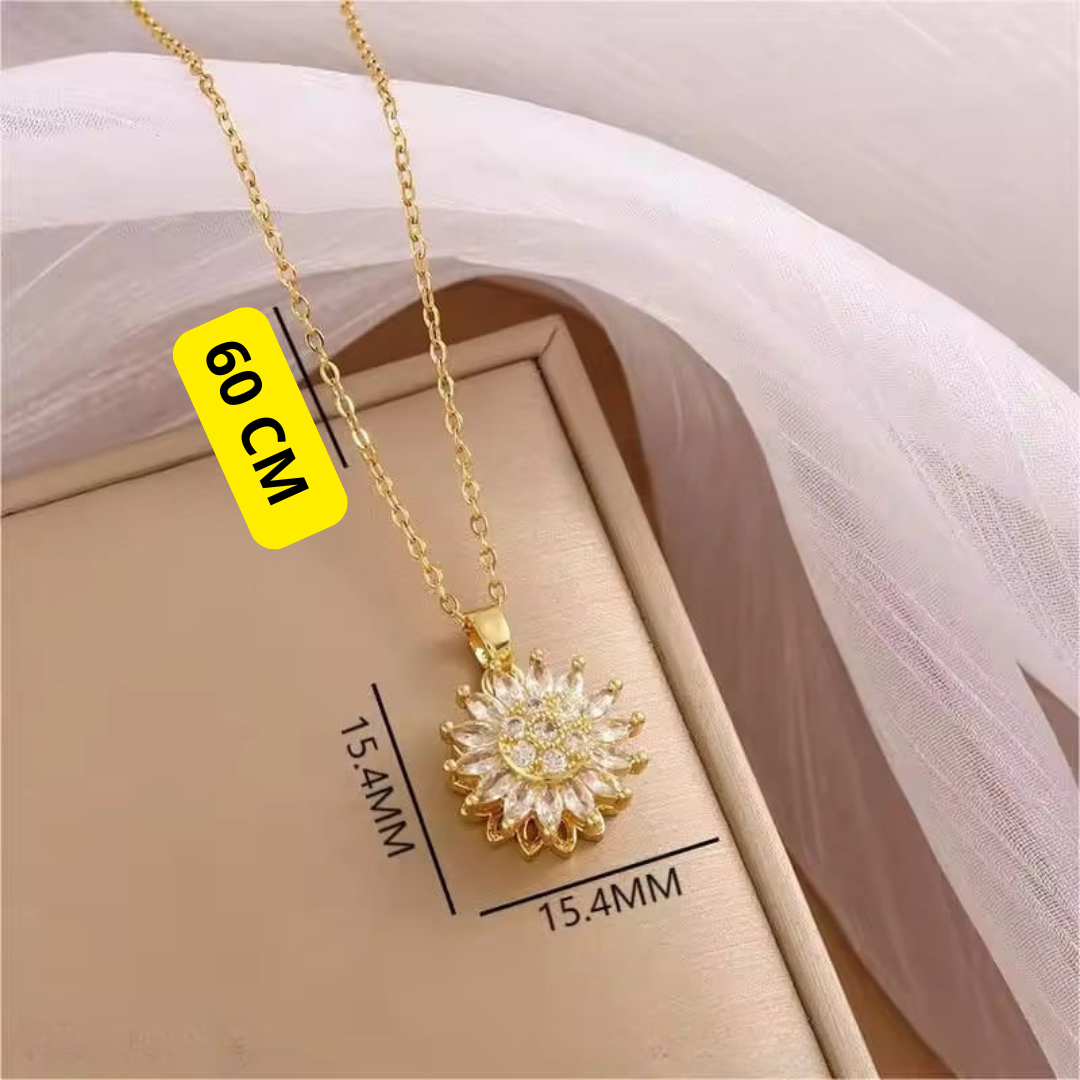 Pack de Joyería Girasol con Piedras Brillantes – Elegancia, Energía Positiva y Diseño Exclusivo | MisterTodo Perú - MisterTodo