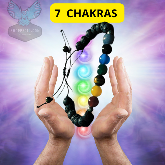 Pulsera 7 Chakras con Piedras Naturales y Galleta de la Fortuna – Equilibrio, Bienestar y Estilo | MisterTodo Perú - MisterTodo