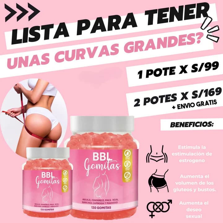 Aguaje BBL para Adultos Gomitas Sottcor 100gr - MisterTodo