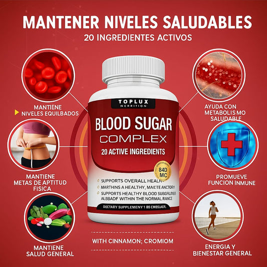 BLOOD SUGAR - NIVELES SALUDABLES 60 CAP - MisterTodo
