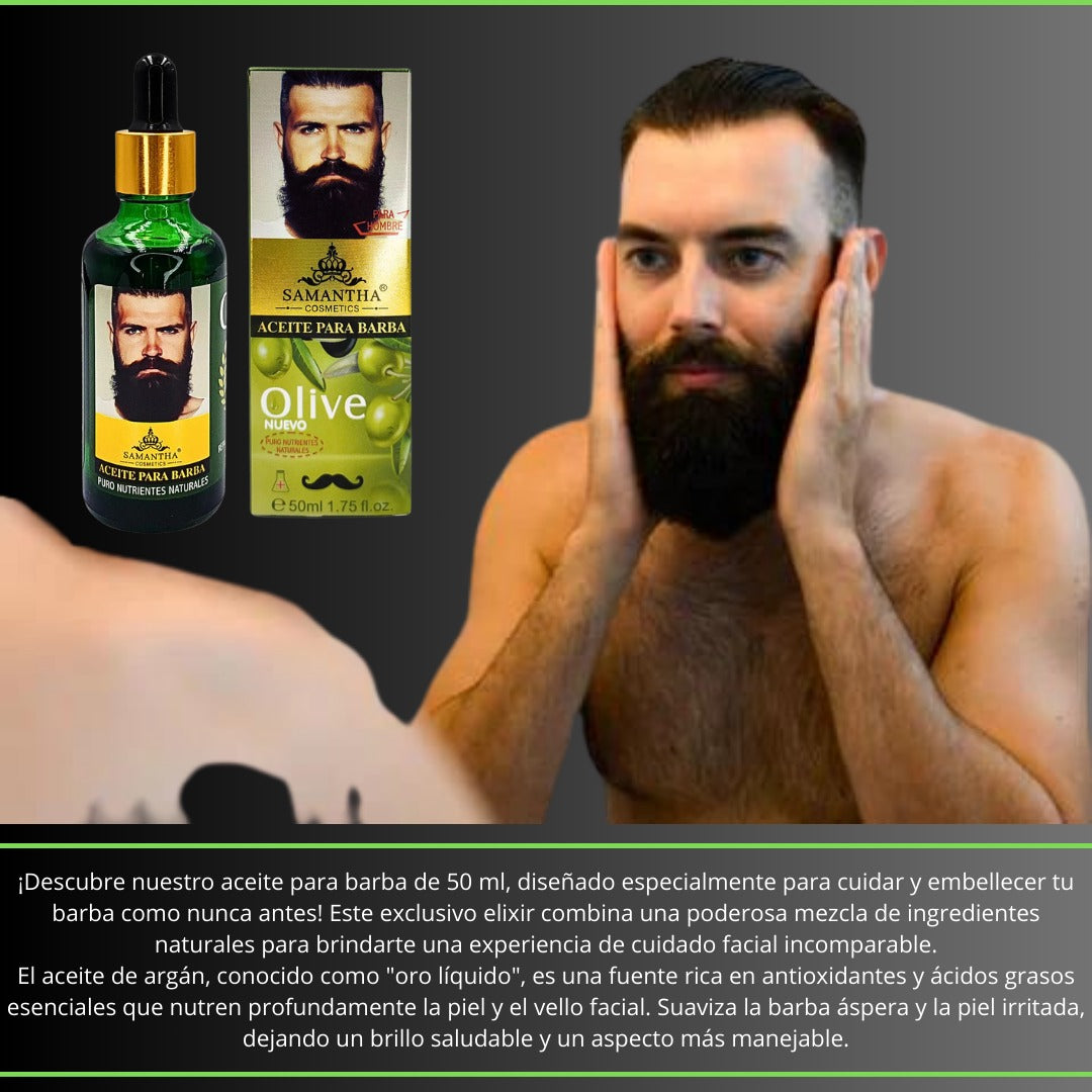 Aceite para Barba con Argán y Ricino – Nutrición, Suavidad y Crecimiento Natural | MisterTodo Perú - MisterTodo